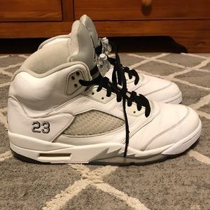 Jordan 5 Retro Metallic White 2014